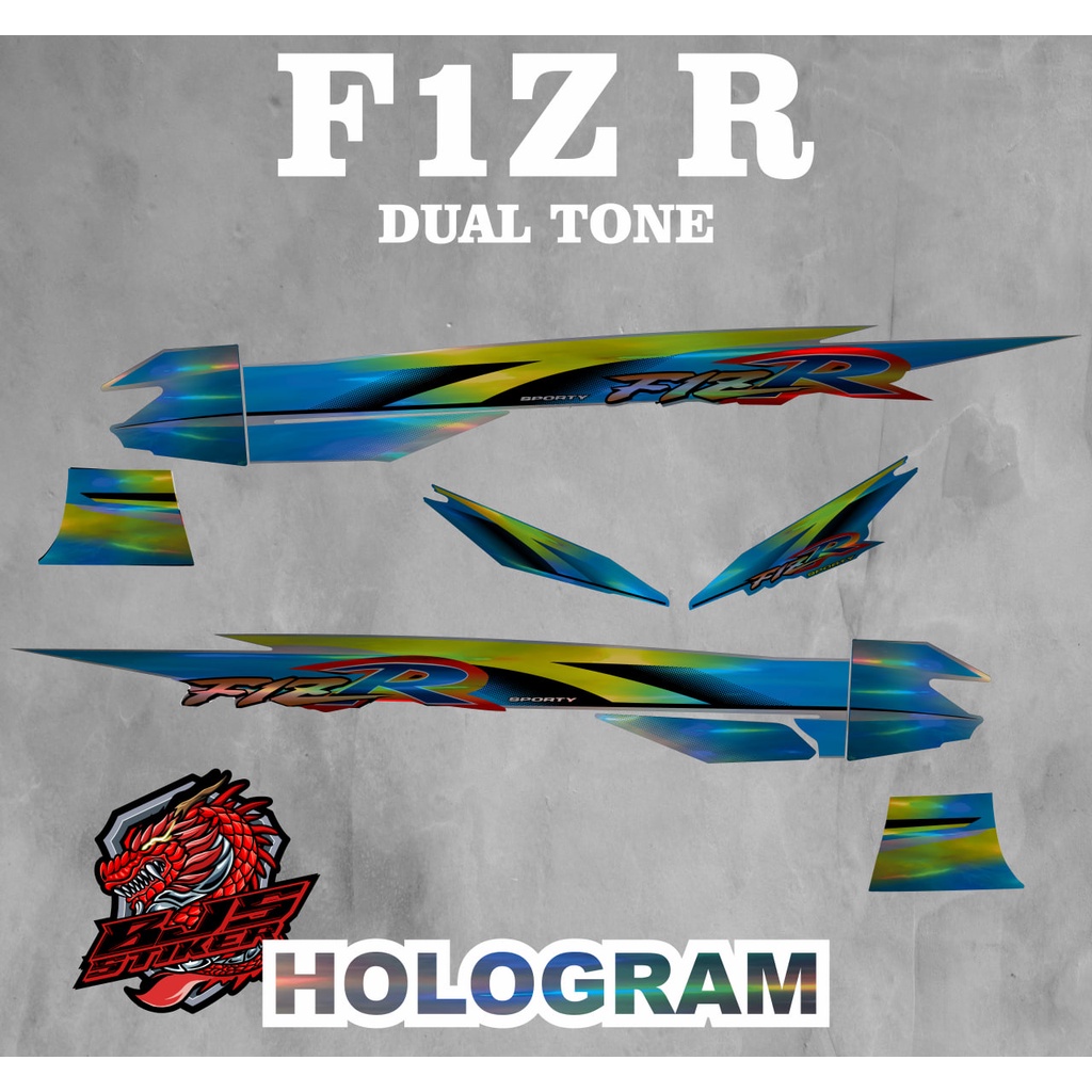 Jual [COD] Stiker Sticker Striping hologram mirror chrome Fiz r dual ...