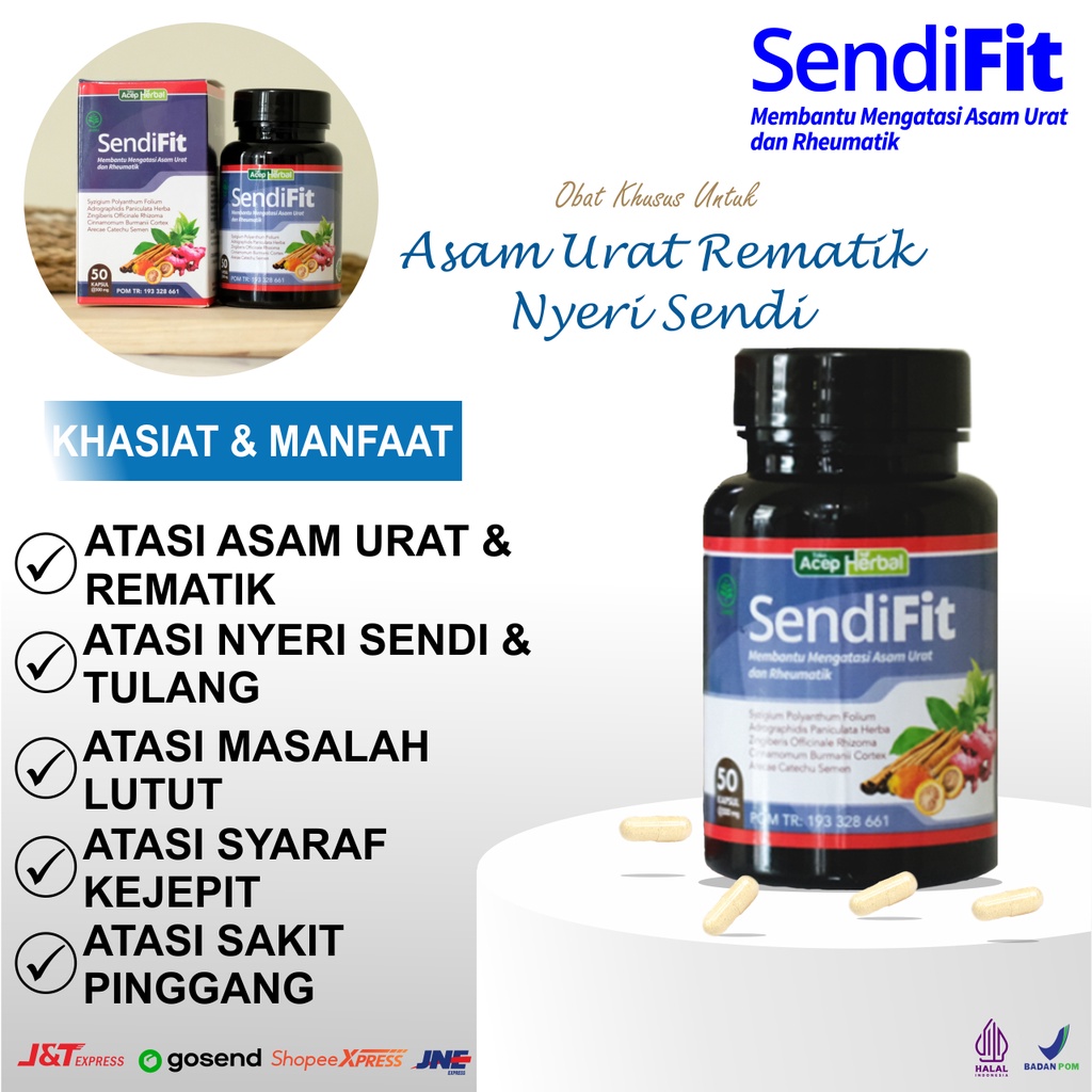 Jual Sendifit Acep Herbal Obat Khusus Untuk Asam Urat Rematik Nyeri Sendi Dan Tulang Aman Sudah 4738