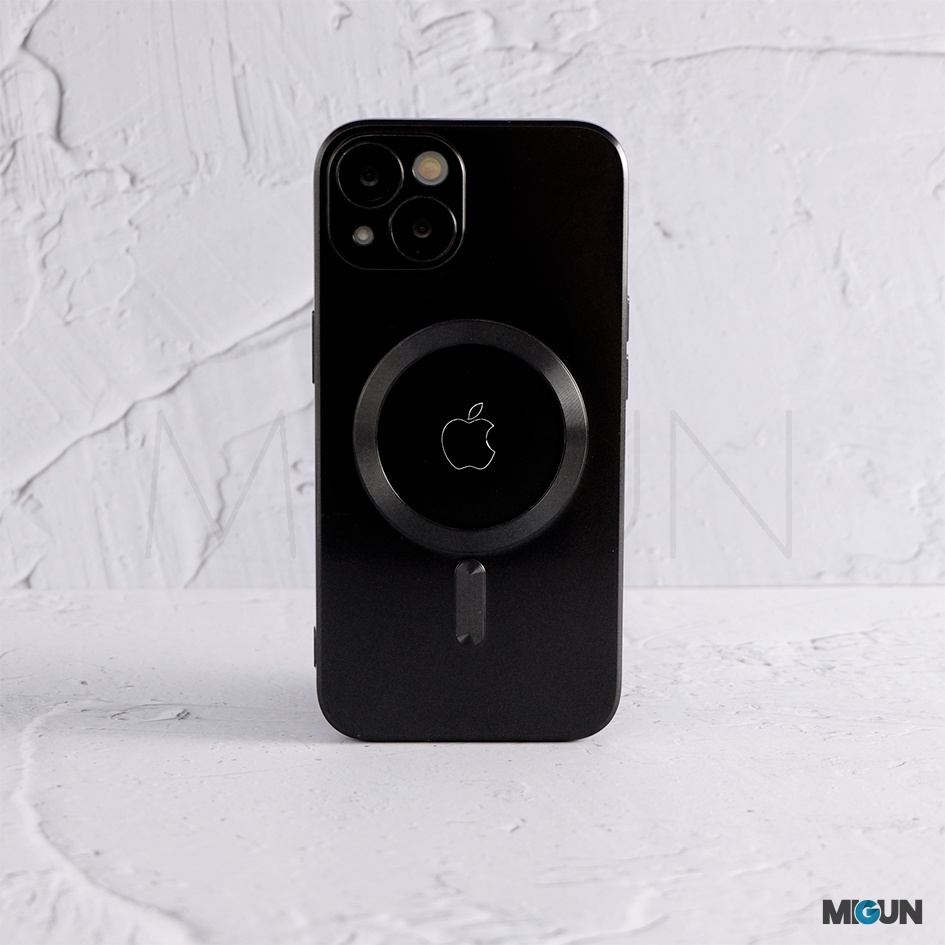 Ultra Flex Magsafe Black Ring Silicone Case iPhone 11 12 13 14 PRO MAX PLUS