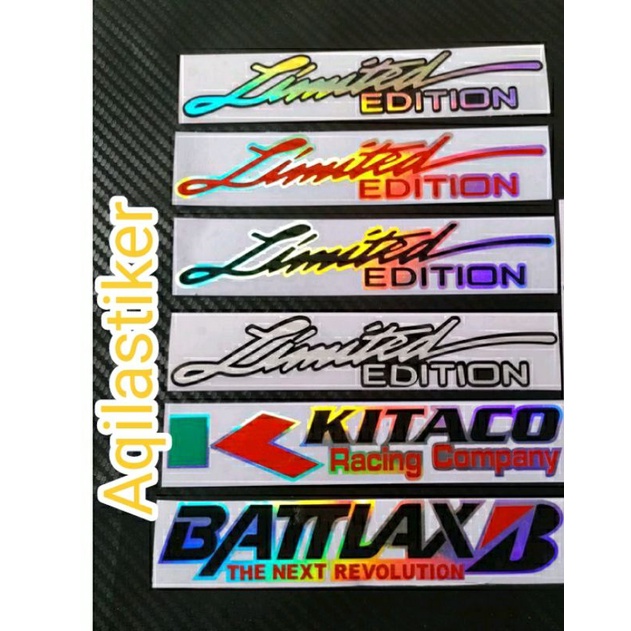 Jual STIKER CUTTING LIMITED EDITION. KITACO. BATLAX | Shopee Indonesia