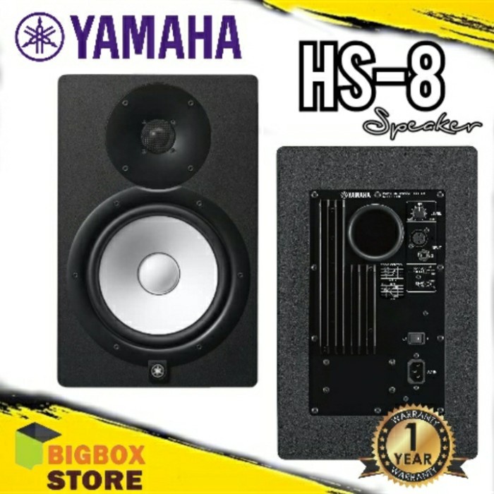 Jual Speaker Speaker Monitor Studio Yamaha Hs-8 / Hs8 / Hs 8 Original ...
