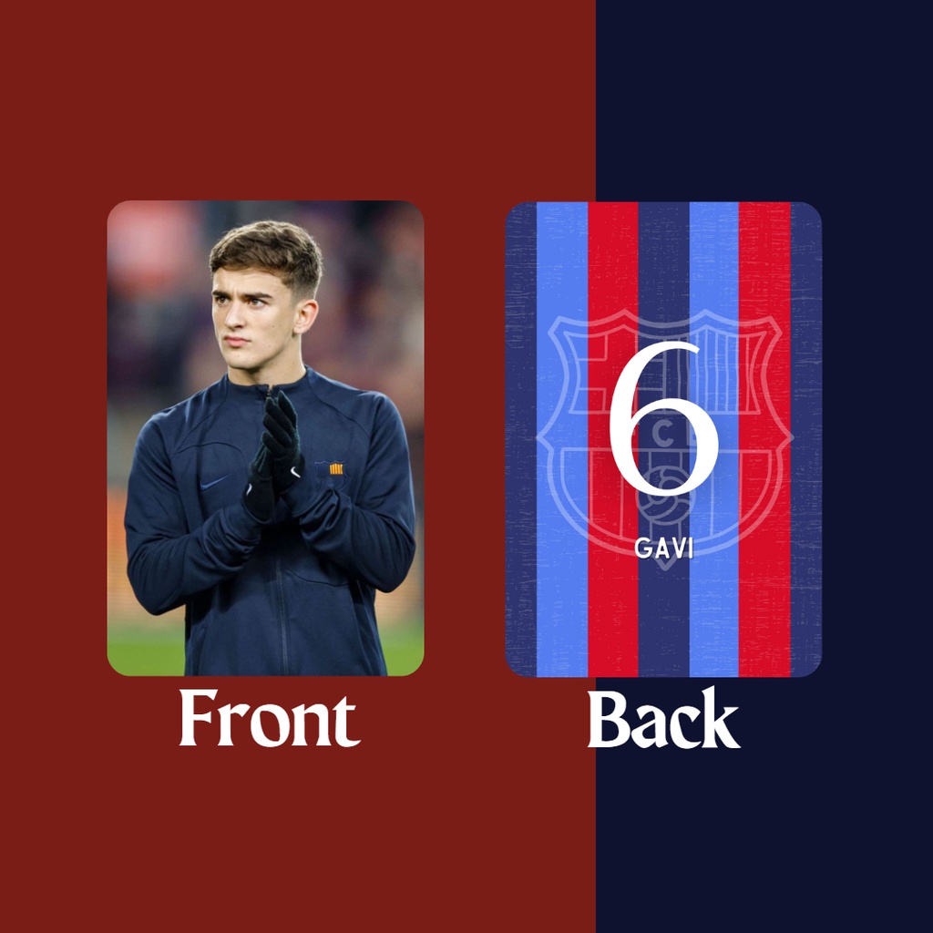 Jual Special Photocard Fanmade | Barcelona fc edition | Shopee Indonesia