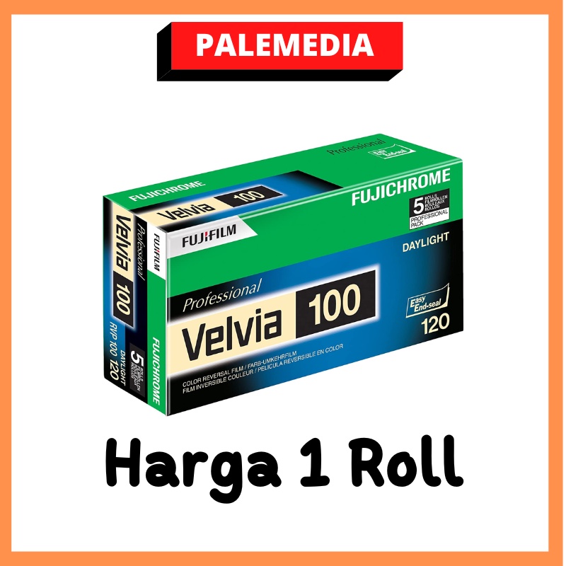 Jual FUJI Velvia 100 120 Medium Format Film (Single Roll) Shopee