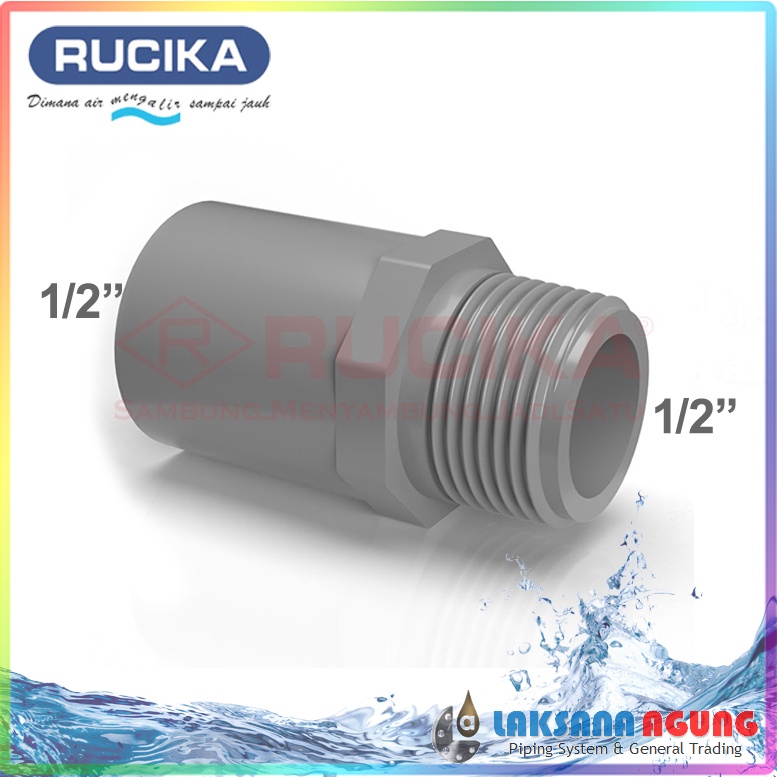 Jual Sok Drat Luar Sdl Inch Rucika Aw Socket Sdl Drat X Polos Inch Aw Shopee Indonesia