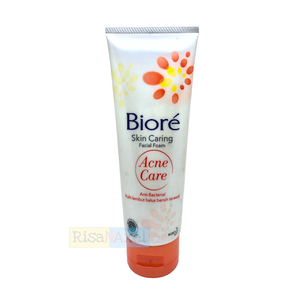 Jual Biore Facial Foam Skin Caring Acne Care Shopee Indonesia