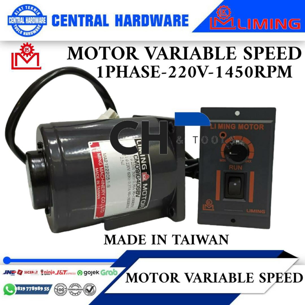Jual LIMING CM-091G120S-BV/120WATT/1PHS/4P-VARIABLE MOTOR SPEED ...