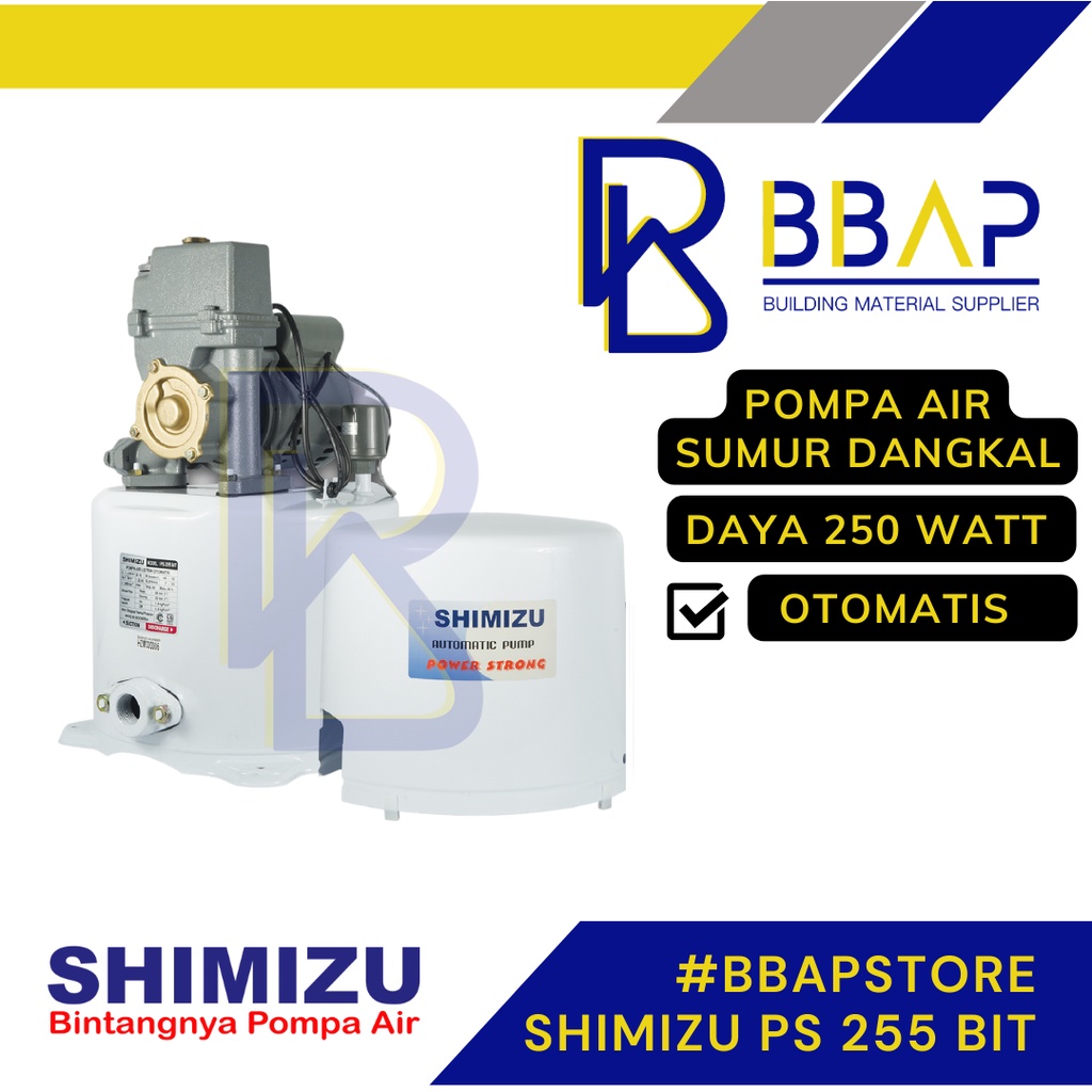 Jual Shimizu Ps Bit Pompa Air Sumur Dangkal Otomatis Shopee Indonesia