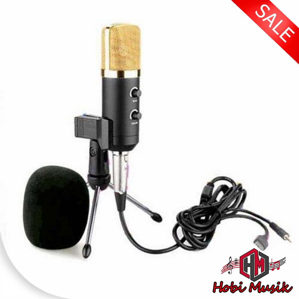 Jual Microphone Condenser Taffware MK-F100TL USB With Stand Mic ...