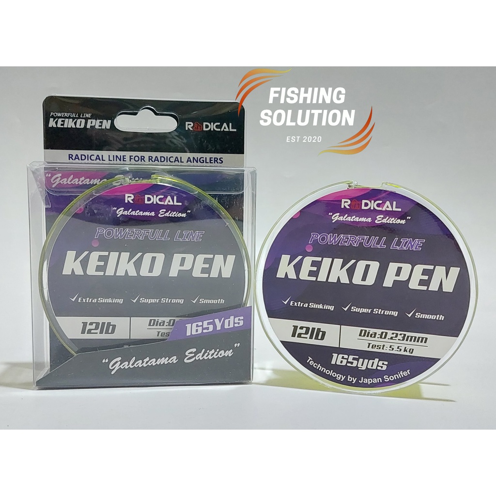 Jual RK Senar Pancing Powerful Fishing Line Radical Keiko Pen ...