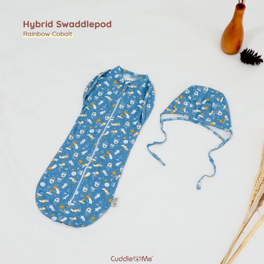Jual CUDDLEME HYBRID SWADDLEPOD Bedong Bayi Instant Dengan Resletting ...