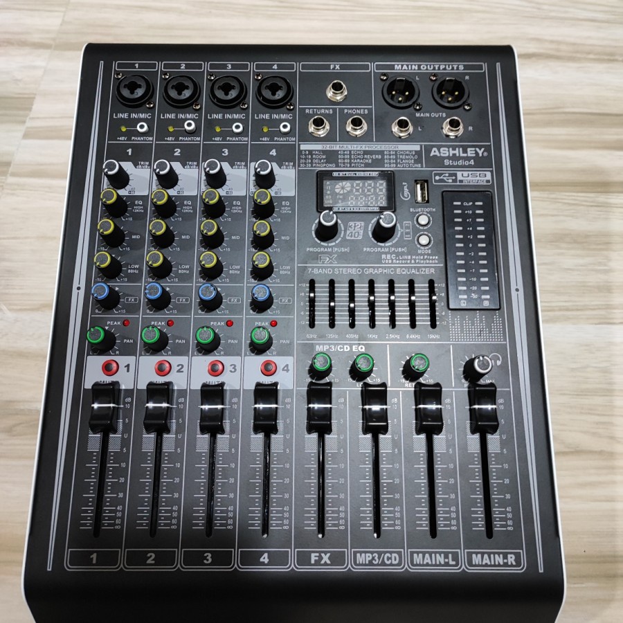 Jual Power mixer Ashley studio4 / studio 4 channel Shopee Indonesia
