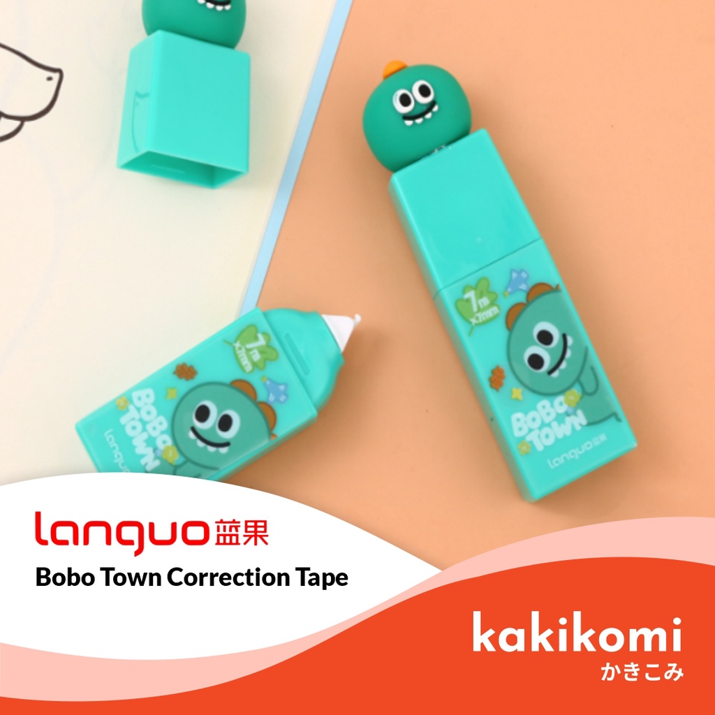 Jual Pita Koreksi Languo Bobo Town Series 7m x 7mm Correction Tape