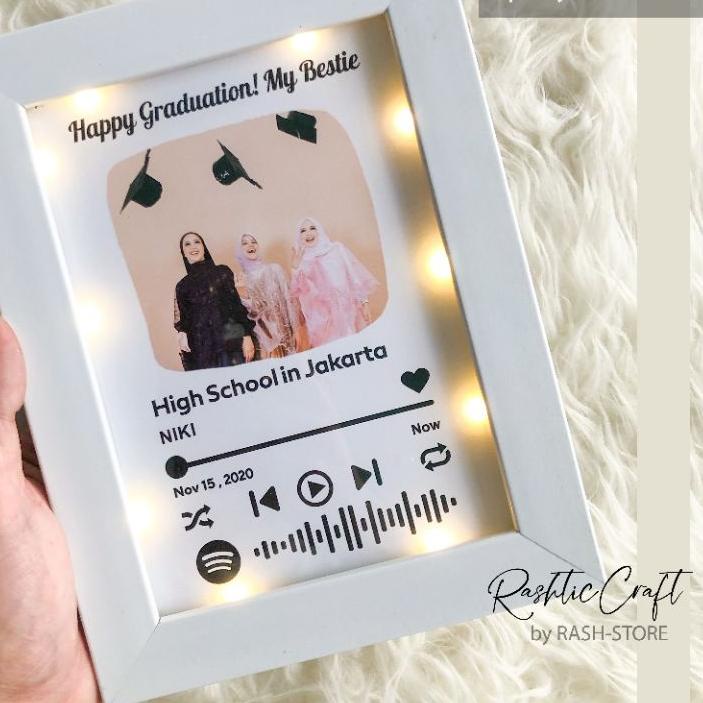 Jual New SPOTIFY MUSIC FRAME LED | BISA DI SCAN | BONUS KARTU UCAPAN ...
