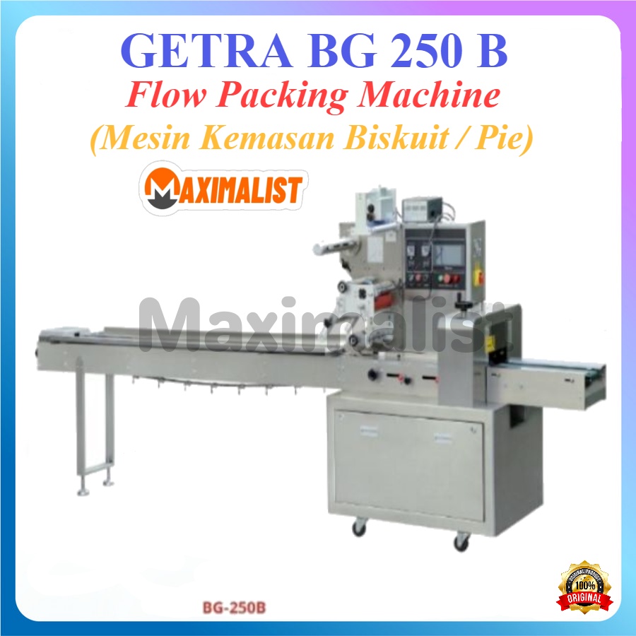 Jual Getra BG 250B Flow Packing Machine Mesin Kemasan Biskuit / Pie ...