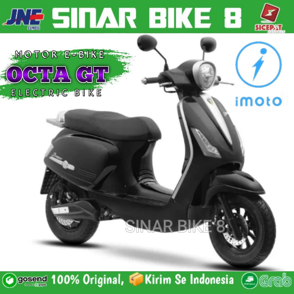 Jual Sepeda Motor Listrik OCTA GT NEW E-BIKE Baterai Lithium Sudah OTR ...