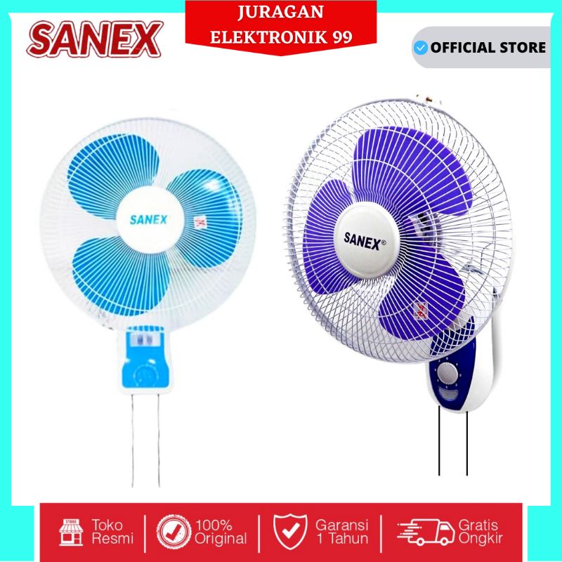 Jual Kipas Angin Dinding Wall Fan Sanex 16 Inch Merek Sanex Shopee