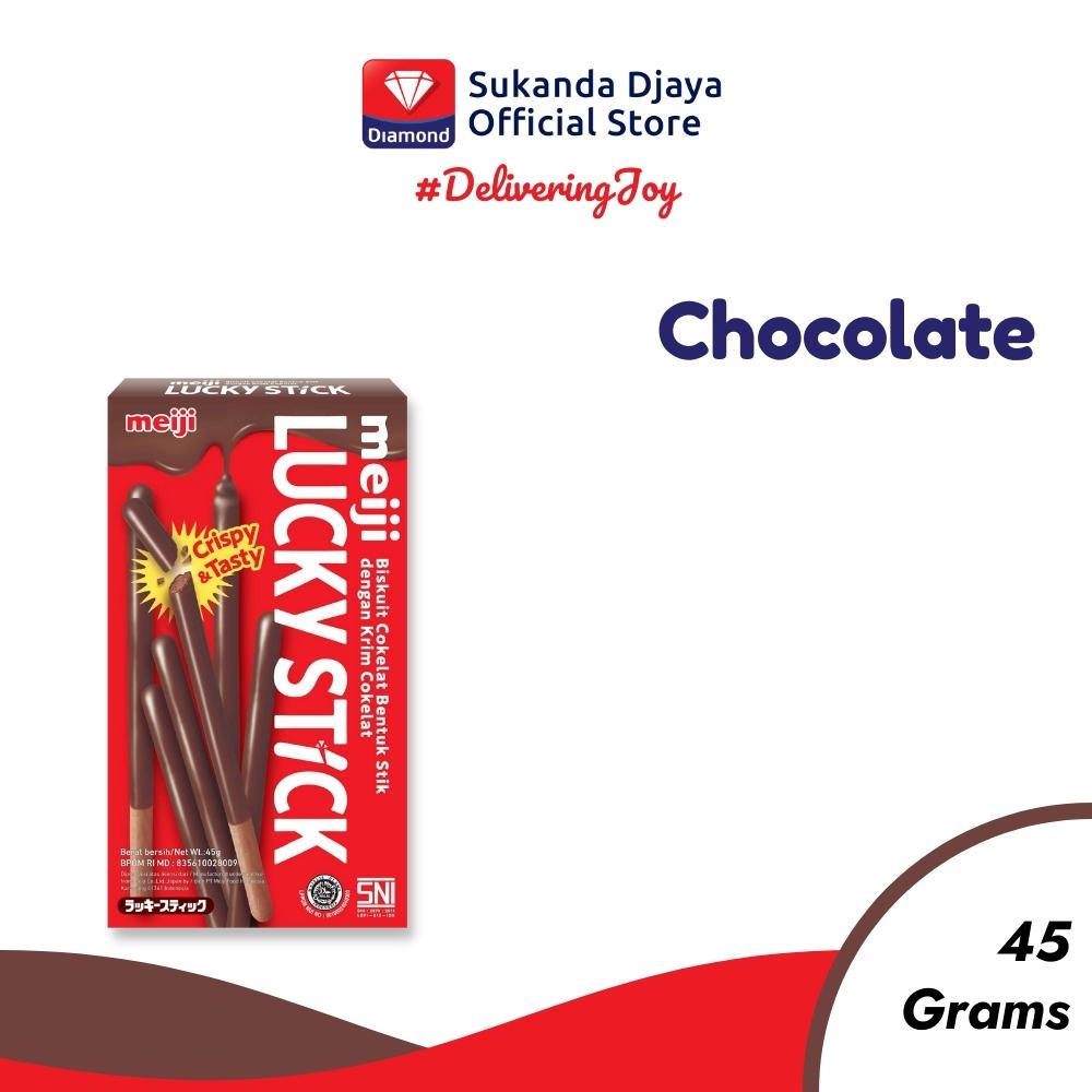 Jual Meiji Lucky Stick Biscuit Chocolate Snack Ringan 45 Gr | Shopee ...
