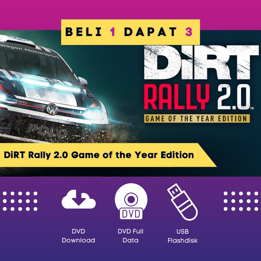 Jual DiRT Rally 2.0 Game of the Year Edition | Game PC Original ...