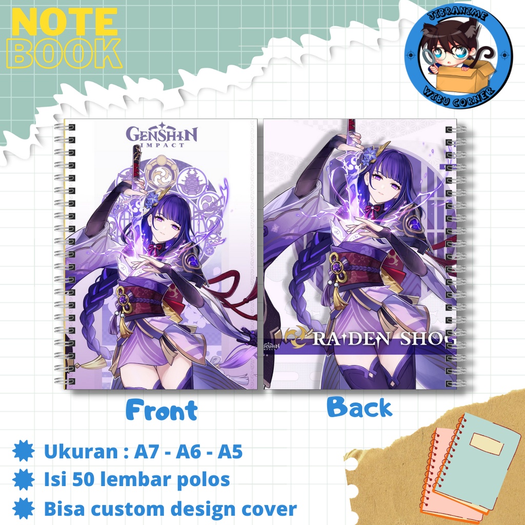 Jual NOTE BOOK GENSHIN IMPACT/GENSHIN PART 2 | Shopee Indonesia