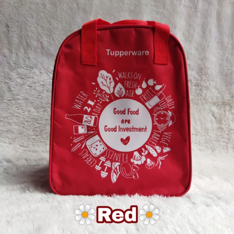 Jual Go Green Tas Tupperware ( rizt bunga es ) / Go green Lunch Bags Tupperware Shopee Indonesia