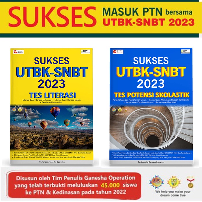 Jual UTBK SNBT 2023 (Ganesha Operation) TPS DAN LITERASI | Shopee Indonesia