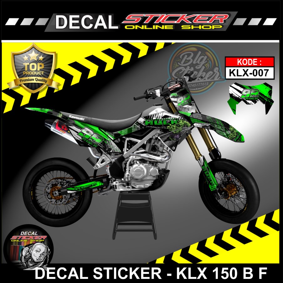 Jual Stiker Klx Bf Decal Sticker Full Variasi Hulk Keren Shopee