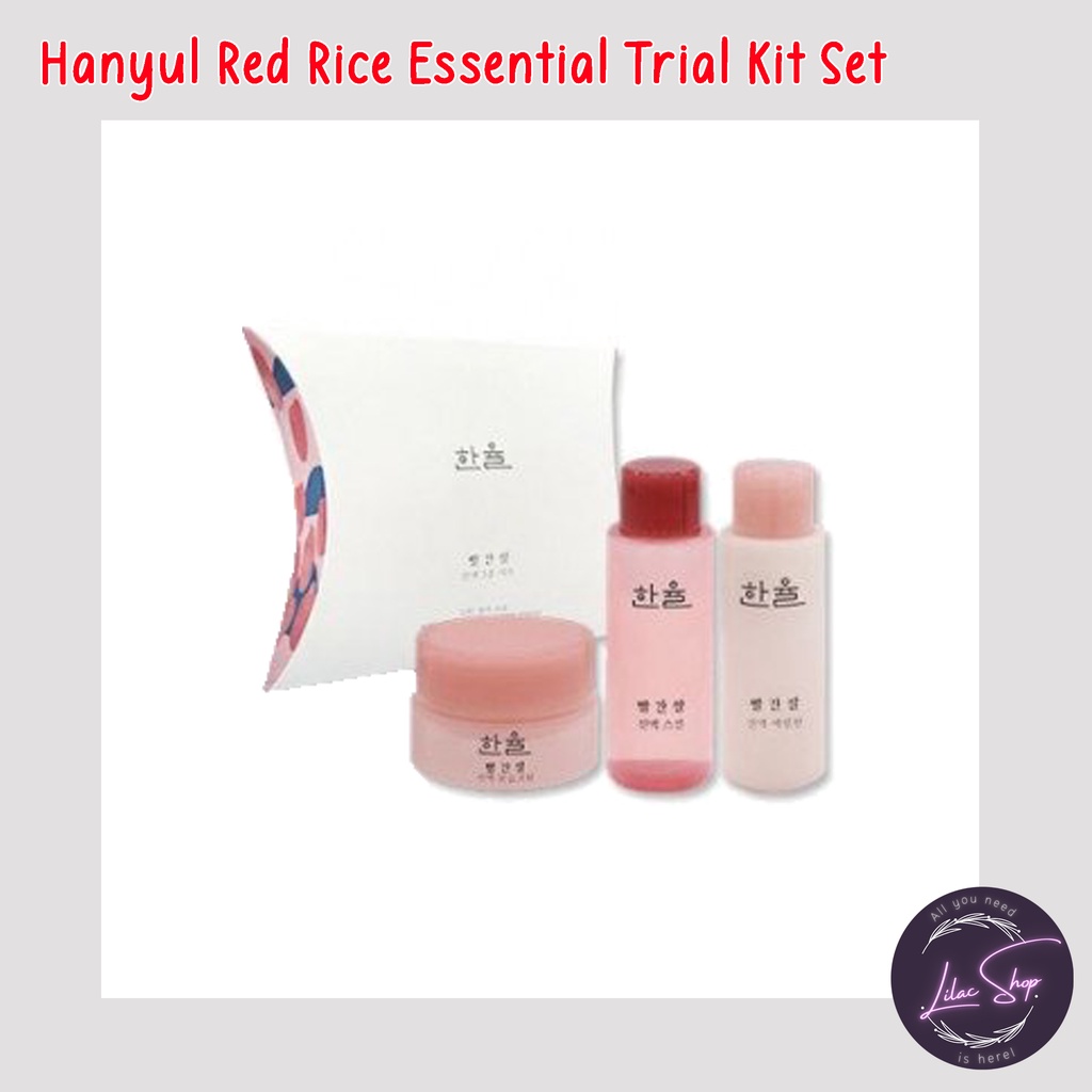 Jual HANYUL RED RICE ESSENTIAL TRIAL KIT SET ( 3 ITEMS ) | Shopee Indonesia