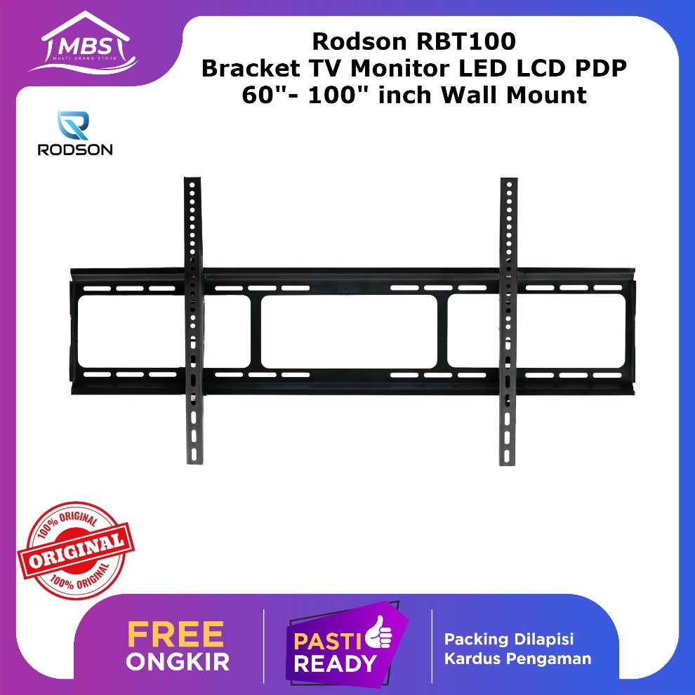 Jual Rodson RBT100 Bracket TV Monitor LED LCD PDP 60