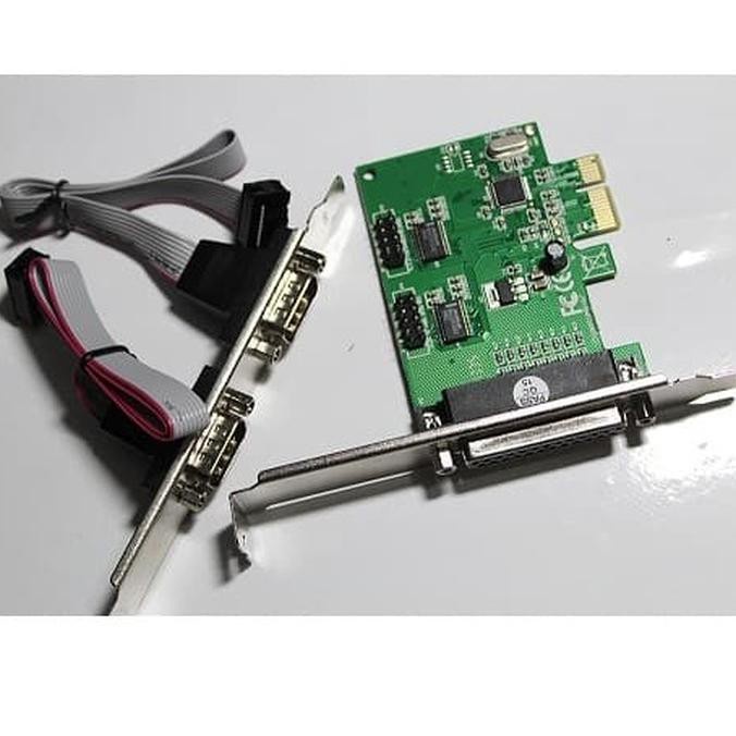 Jual Pci Express Io Card 2 X Serial+ 1 X Parallel Port Netline | Shopee ...
