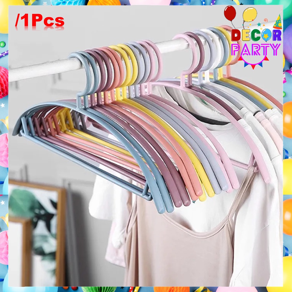 Jual Dp Hanger Plastik Setengah Lingkaran Pcs Gantungan Baju Warna Pastel Lucu Adjustable