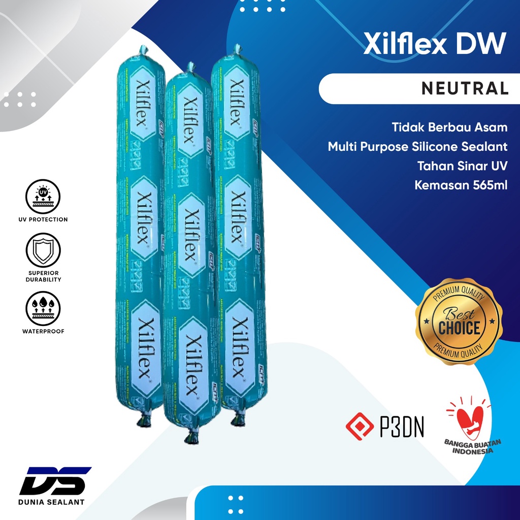 Jual Xilflex Dw Sosis Silicone Sealant Lem Kaca Kayu Aluminium Kusen