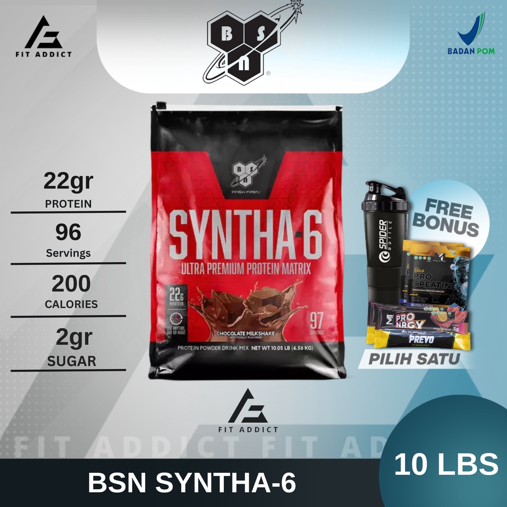 Jual Bsn Syntha 6 Syntha 6 10lbs 10 Lbs 10lb 10 Lb Syntha6 Whey Protein Shopee Indonesia 5991