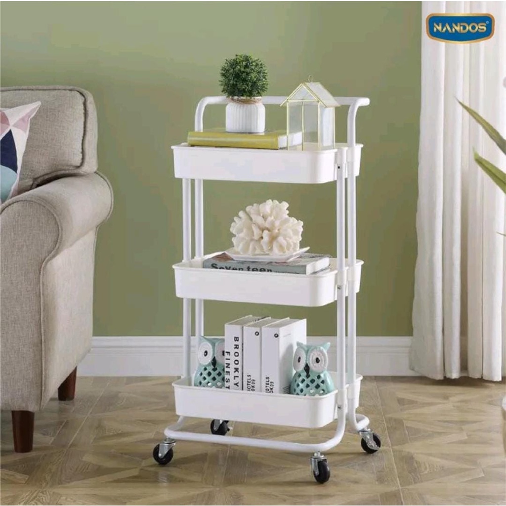 Jual RAK RODA TROLLEY RAK SALON RAK DAPUR RODA TEMPAT PENYIMPANAN ...