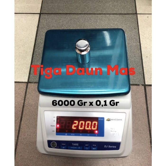 Jual Timbangan Digital Laboratorium / tTimbangan Analitik 6000 gr / 0,1 ...
