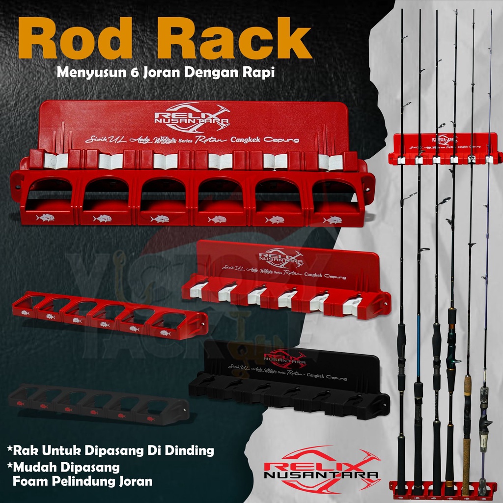 Jual Extra Bonus Relix Nusantara Rod Rack Rak Joran Tempat Joran Rak Stick Shopee