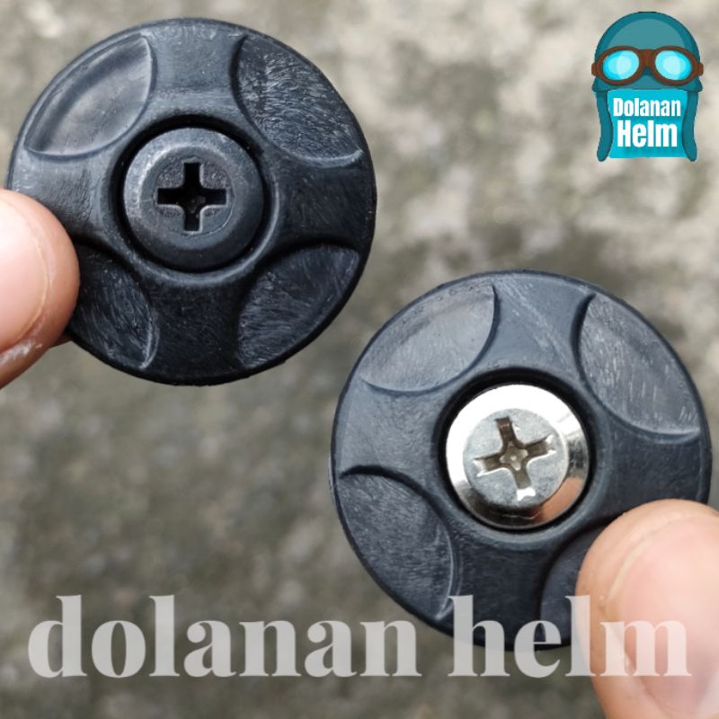 Jual Baut Helm KYT Forza / INK Cx390 Klasik Batman / Scoopy Model Lama