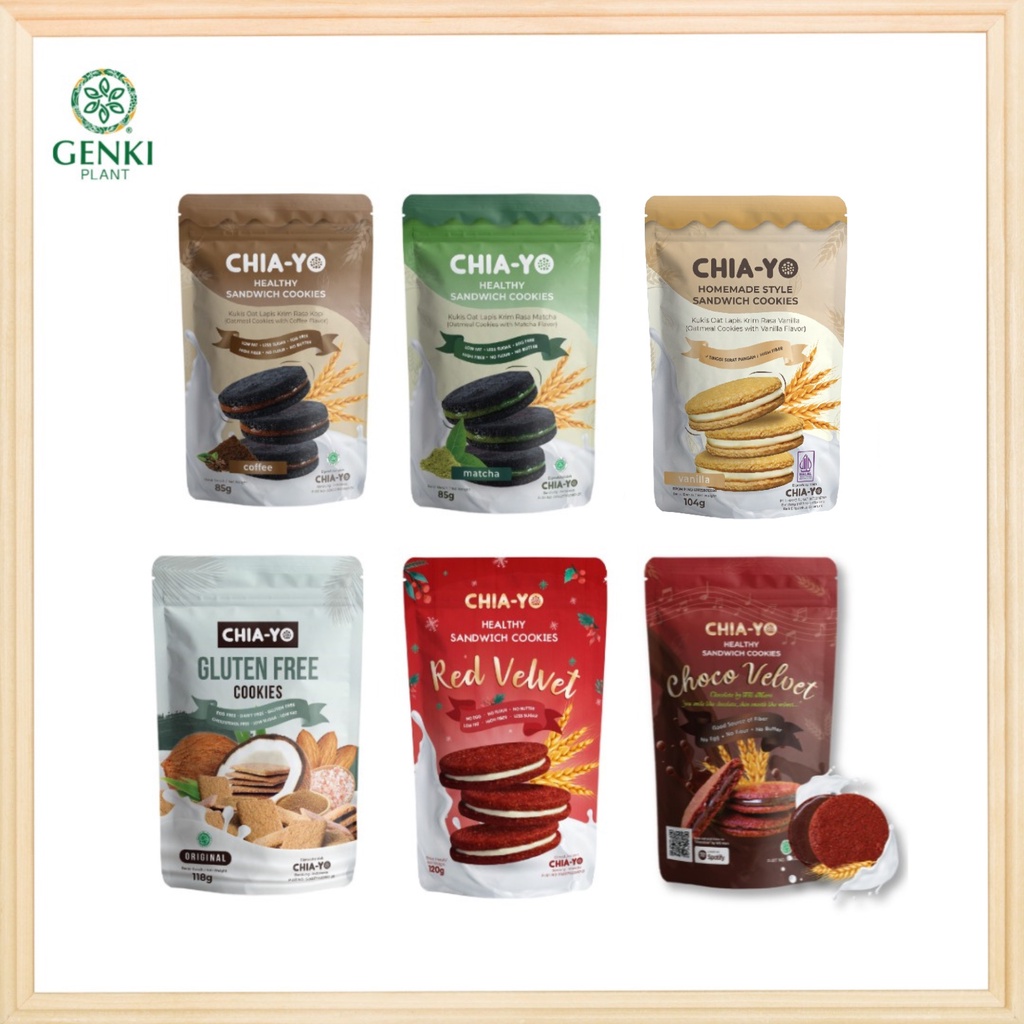 Jual ChiaYo Healthy Sandwich Cookies Shopee Indonesia