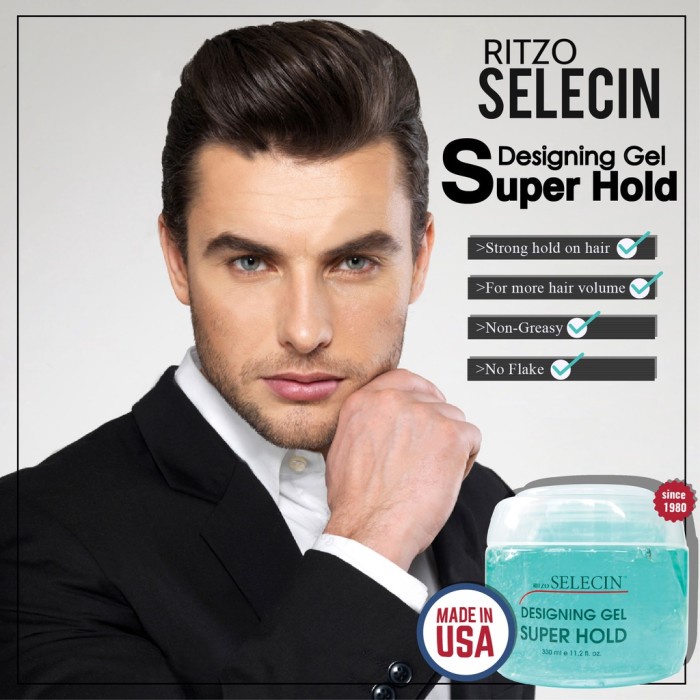 Jual Ritzo SELECIN Designing Gel SUPER HOLD 330ml (ORIGINAL) Shopee
