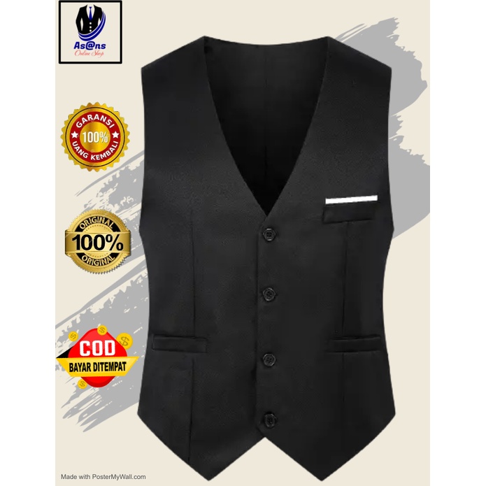 Jual Rompi Jas Formal Pria Vest Pria Rompi Pria Rompi Jas Pria Shopee