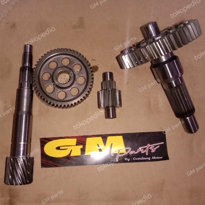 Jual PAKET GIGI GEAR RASIO BEAT STATER HALUS (23411KZL930,23430K44V00 ...