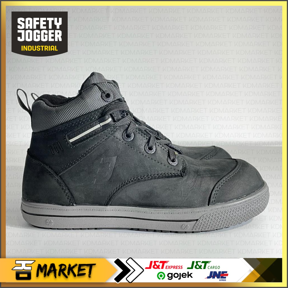 Jual Sepatu Safety Jogger Model CERRO BLACK S3 MID Toecap Aluminium