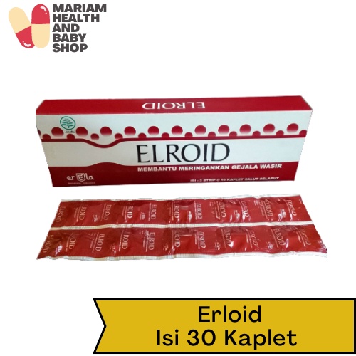 Jual Elroid / Erloid Box isi 30 Kaplet | Shopee Indonesia