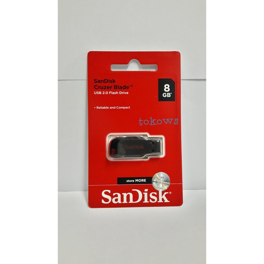 Jual USB Flashdisk SanDisk Cruzer Blade 8GB CZ50 Garansi Resmi | Shopee ...