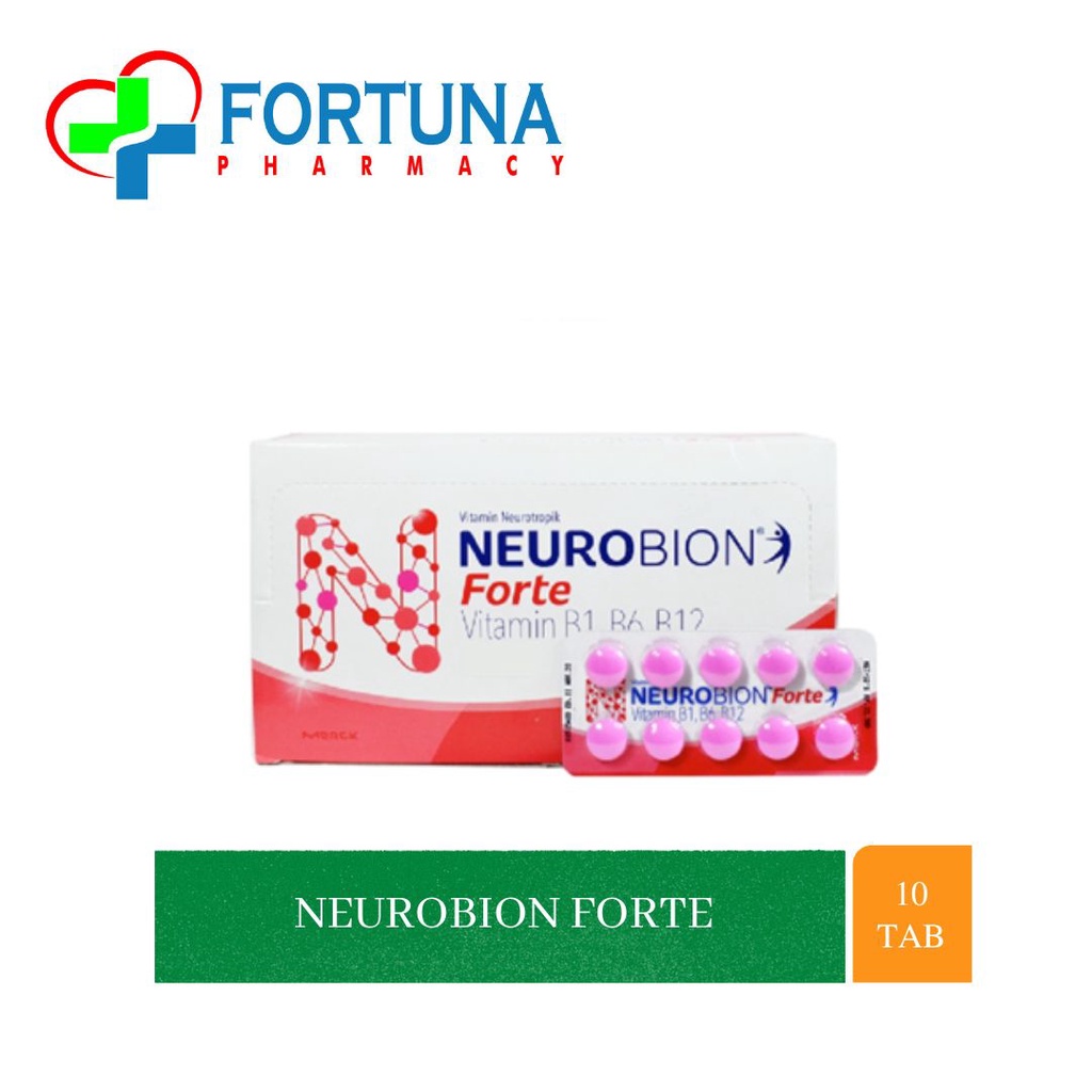 Jual Neurobion Forte 5000 Untuk Kebutuhan Vitamin B1,B6, B12 (10 Tablet ...