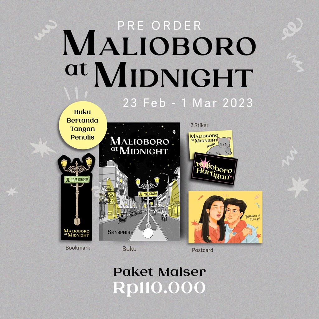 Jual Novel Malioboro At Midnight Hardcover Skysphire Bukune Original Midnight Diaries By