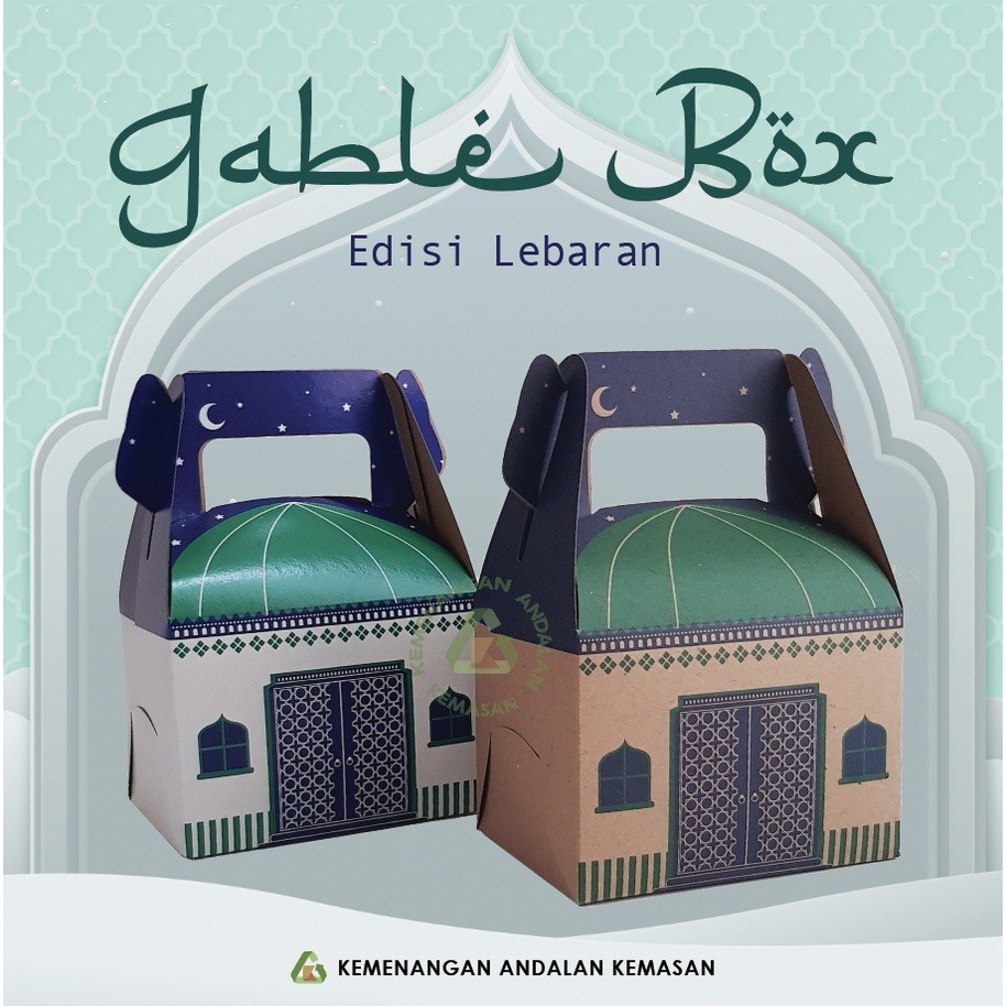 Jual Gable Box Lebaran Box Hampers Idul Fitri Parcel Hari Raya