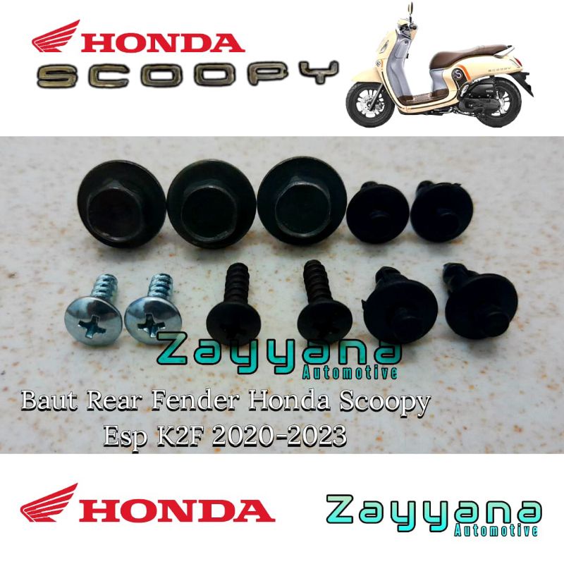 Jual Baut Full Set Spakbor Belakang Honda Scoopy Esp K F Original Shopee Indonesia