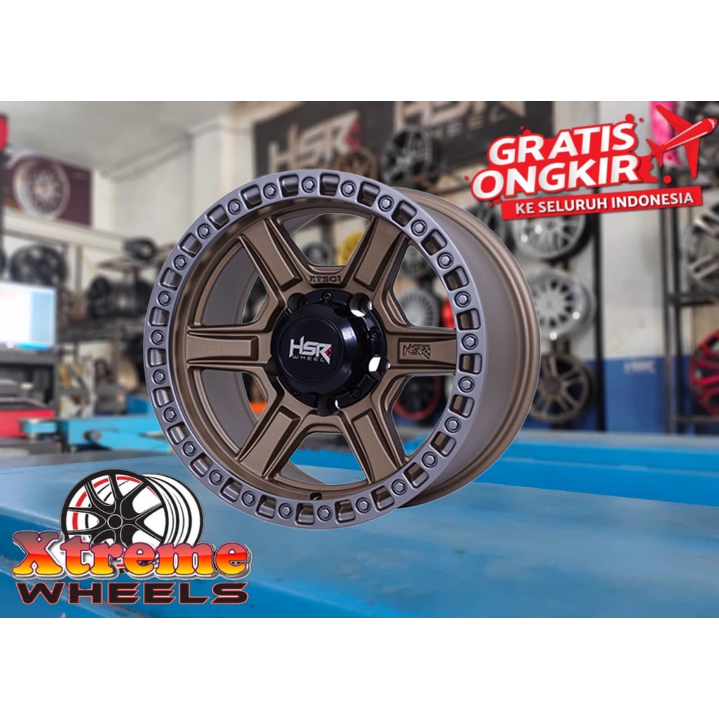 Jual velg mobil jimny vitara ring 16 velg offroad original hsr wheel