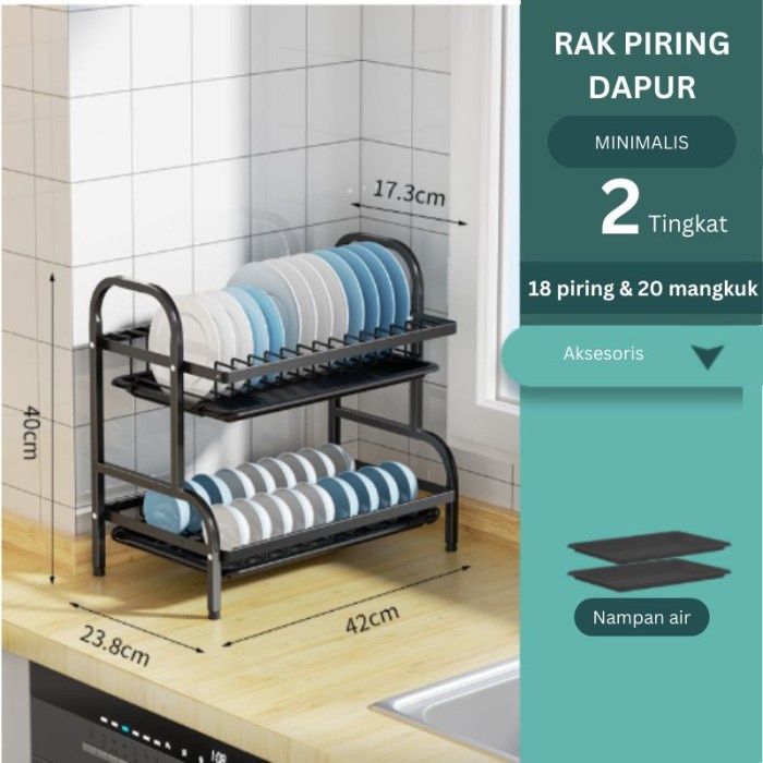 Jual Rak Piring Kokoh Terbaru Dish Drain Awet Premium Besar S1K0 ...