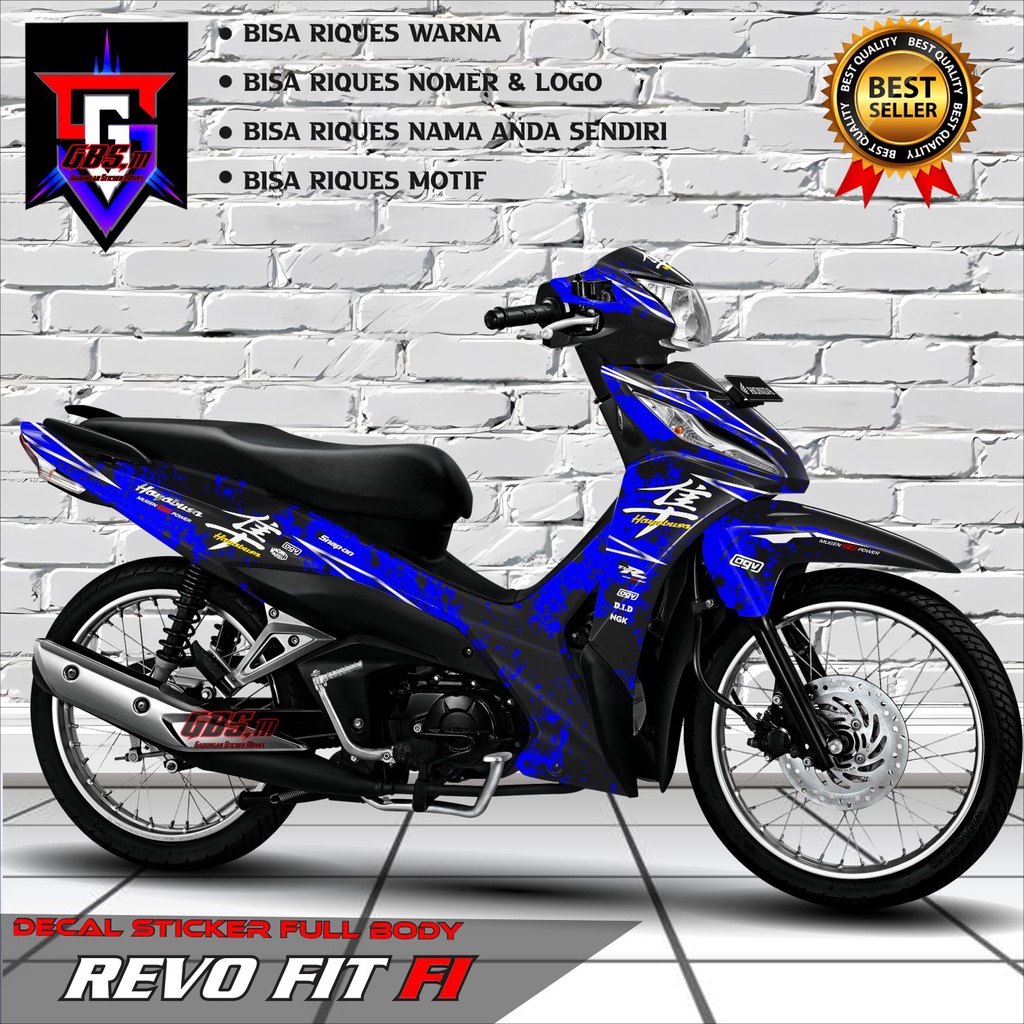 Jual Stiker Decal Revo Fit Fi Full Body Decal Revo Fit Fullbody Variasi